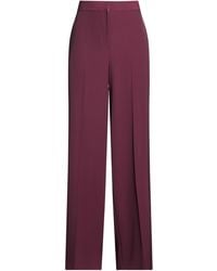 Kaos - Burgundy Pants Polyester, Elastane - Lyst