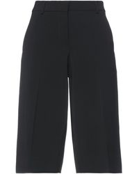 Boutique Moschino Synthetic Pants in Black Slacks and Chinos Straight-leg trousers Womens Clothing Trousers 