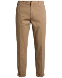 RE_HASH - Camel Pants Cotton, Lyocell, Elastane - Lyst