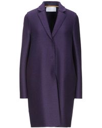 Harris Wharf London Manteau long - Violet