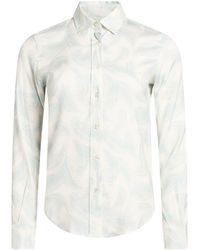 Amina Rubinacci - Shirt Silk, Elastane - Lyst