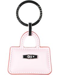 Longchamp - Light Key Ring Leather - Lyst