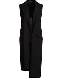 Y's Yohji Yamamoto - Overcoat & Trench Coat Rayon, Linen - Lyst
