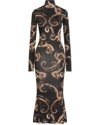 Versace Jeans Couture - Maxi Dress - Lyst