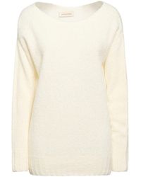 Gentry Portofino - Cream Sweater Virgin Wool, Polyamide - Lyst