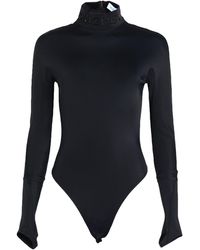 Mugler - Bodysuit Polyester, Elastane - Lyst
