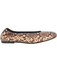 Ras - Camel Ballet Flats Leather - Lyst