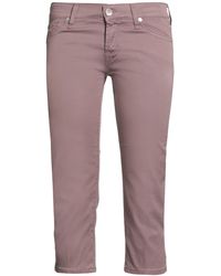 Jacob Cohen - Mauve Pants Cotton, Elastane - Lyst