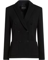 Giorgio Armani - Blazer Virgin Wool, Elastane - Lyst