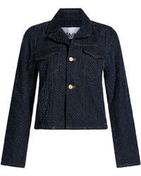 Ganni - Denim Outerwear - Lyst