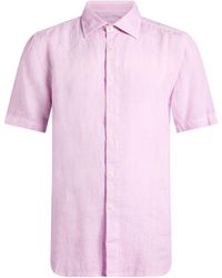 120% Lino - Lilac Shirt Linen - Lyst