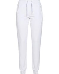 EA7 - Pants Cotton, Elastane - Lyst