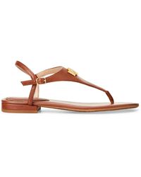 ralph lauren toe post sandals