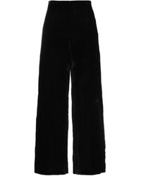 Maje Synthetic Palma Pants Noir in Black | Lyst