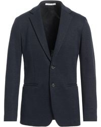 Paolo Pecora - Midnight Blazer Cotton, Linen, Polyamide, Elastane - Lyst