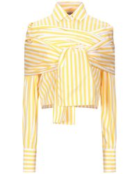 MSGM Chemise - Jaune