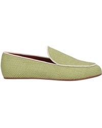 Charles Philip - Loafers Leather, Natural Raffia - Lyst