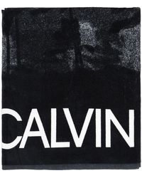 Calvin Klein Toalla de playa - Negro