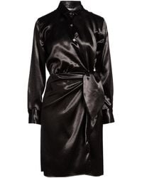 Caliban - Mini Dress Polyester - Lyst