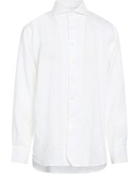 Canali - Shirt Linen - Lyst