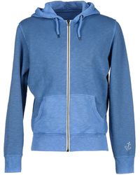 REPLAY Felpa Uomo Nero con Cappuccio Stampa con Logo e Bande Bicolor M3911