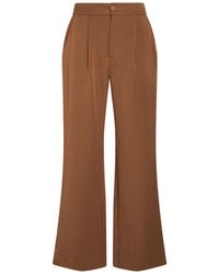 White Wise - Pants Polyester, Viscose, Elastane - Lyst