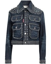 DSquared² - Denim Outerwear Cotton, Elastane - Lyst
