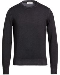 FILIPPO DE LAURENTIIS - Charcoal Sweater Merino Wool - Lyst