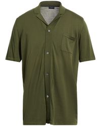 Drumohr - Military Shirt Cotton - Lyst