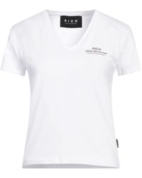 John Richmond - T-Shirt Cotton, Elastane - Lyst