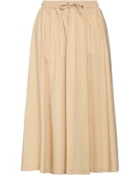 K-Way - Midi Skirt Cotton, Polyamide, Elastane - Lyst