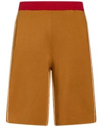 Sunnei - Mustard Shorts & Bermuda Shorts Cotton - Lyst