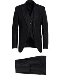 Paoloni - Suit Viscose, Virgin Wool - Lyst
