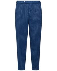 Myths - Pants Linen, Cotton, Polyester, Elastane - Lyst