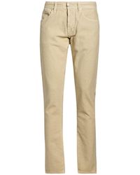 Tramarossa - Ivory Pants Cotton, Elastane - Lyst