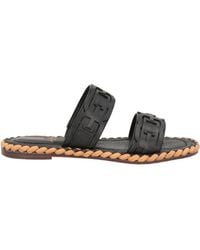 Sam Edelman - Sandals Leather, Textile Fibers - Lyst