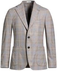 Boglioli - Taupe Blazer Wool, Silk, Polyamide - Lyst