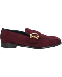 Dolce & Gabbana - Burgundy Loafers Goat Skin, Viscose, Cotton - Lyst