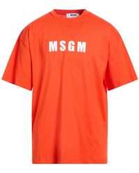 MSGM - T-Shirt - Lyst