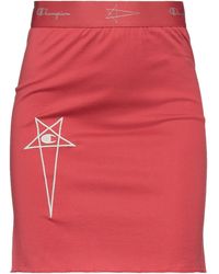 Rick Owens X Champion - Mini Skirt Cotton - Lyst