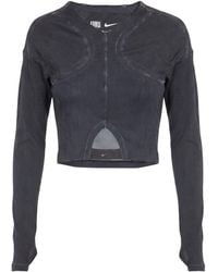 Nike - Charcoal T-Shirt Nylon, Polyester, Elastane - Lyst