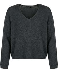 Aragona - Charcoal Sweater Cashmere - Lyst