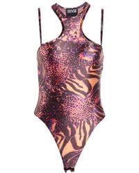 Versace Jeans Couture - Bodysuit Polyamide, Elastane - Lyst