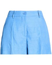 P.A.R.O.S.H. - P.A.R.O..H. Azure Shorts & Bermuda Shorts Viscose, Linen - Lyst