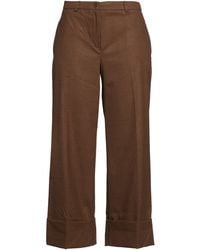 Oltre - Pants Polyester, Viscose, Elastane - Lyst