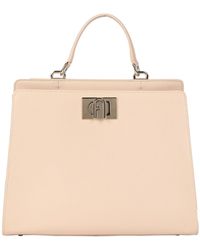 Furla - 1927 M Top Handle 28.5 -- Light Handbag Soft Leather - Lyst