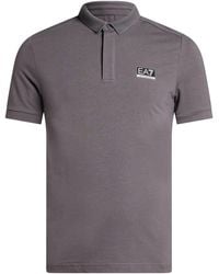 EA7 - Polo Shirt Cotton, Polyester, Elastane - Lyst