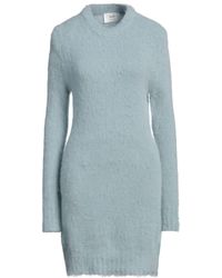 Ami Paris - Sky Mini Dress Baby Alpaca Wool, Wool, Polyamide, Elastane - Lyst