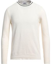 Alpha Studio - Ivory Sweater Cotton, Polyamide, Elastane - Lyst