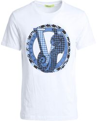 Versace Jeans Couture - T-Shirt Cotton, Elastane - Lyst